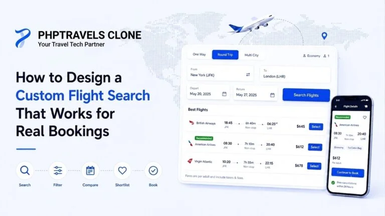 Custom Flight Search Design That Works for Real Bookings